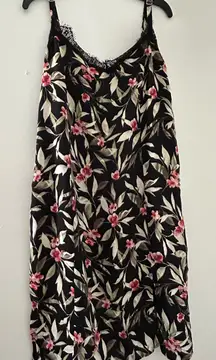 Bobeau Tropical Sleeveless Slip‎ Dress M