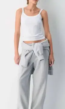 ARITZIA TNA COZY AF Boyfriend Fleece Joggers Grey size Large