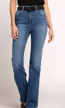 CURRENT ELLIOT The Side‎ Street High Waist Flare Jeans Size 24