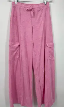 Out From Under, Urban Outfitters, Terry cloth wide‎ leg cropped sweatpants, SZ S