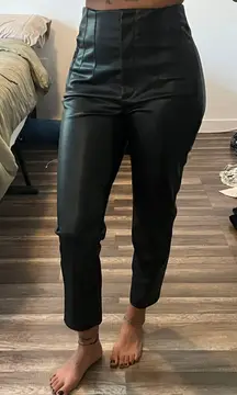 Leather High Waisted Pants