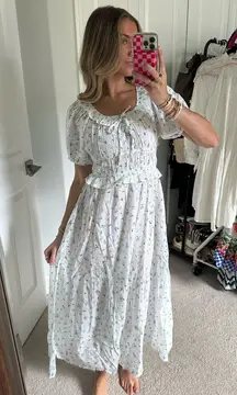 Called to surf floral maxi dress