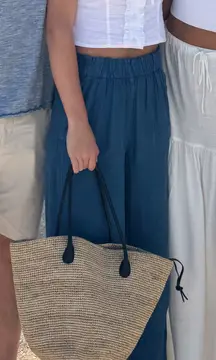 Free People Day’s End Linen Pull-On Pant