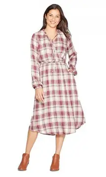 Knox Rose Plaid‎ Midi Dress