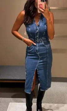 RAILS Westwood Denim Dress in Wash Blue Stone Size Small