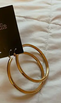 Gold Hoop Earnings