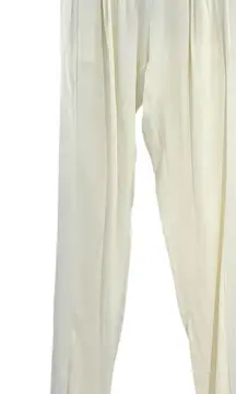 Alexis Blaze Track Pants Pull-On Viscose Stretch Ivory White Size XS