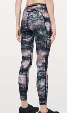 Lululemon Speed Up Tight *28" Azurite Poppy Coral Multi size 2