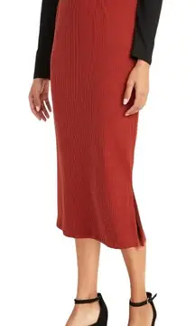 Old Navy Long Maxi Skirt‎ Bronzed Amber Bronzed Amber Orange Size XS Fall Colors