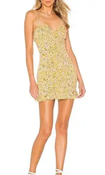 Yellow Floral Dress 