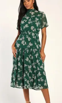 Floral Print Midi Dress