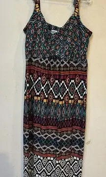 Signature by Robbie Bee Womens Dress Maxi Petite Medium Sleeveless Colorful