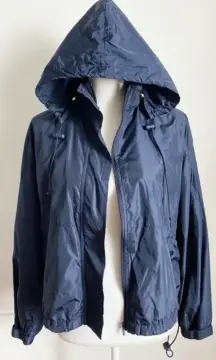 Lauren Ralph Lauren • Navy Zip Up Hooded Jacket