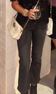 Frame Le Crop Denim Mini Boot