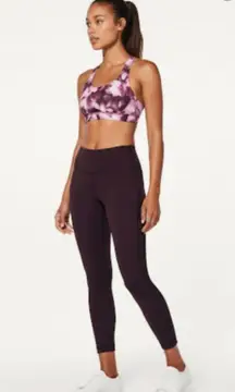 Lot of 2 Lululemon Meant To Move 7/8 Tight 25" Leggings & Invigorate Yoga Bra 4