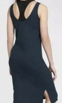Athleta Mesh Bra Midi Dress Size L