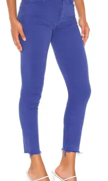 Mother | NWT The Stunner Ankle Fray Blue Jeans