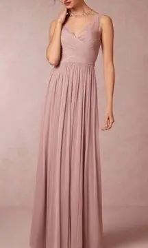 Anthropologie  BHLDN Hitherto Fleur Tulle Maxi Dress Long Formal Gown