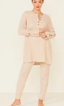 Free People Around The Clock Sweater & Jogger Set S