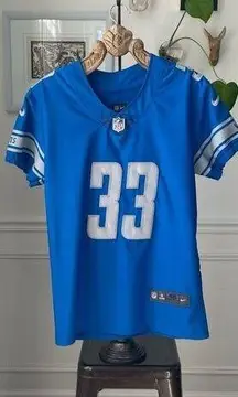 Nike  NFL Detroit Lions Football Jersey 33 Kerryon Johnson M 40