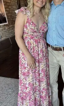 Floral Hazel and Olive Dress