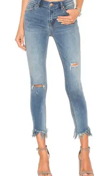 NWOT! Free People Great Heights Frayed Skinny Jeans