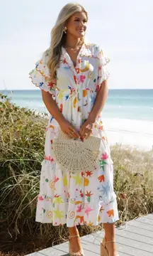 Charm Ruffle Maxi Dress