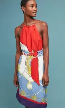 Maeve Onsen Scarf-Printed Dress