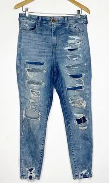 American Eagle Curvy High Rise Jeggings Jeans Size 10 Short