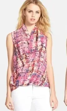 Kut from the Kloth 'Amelie' Faux Wrap‎ Top | Size M