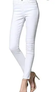 Flying Monkey Style high waist white skinny