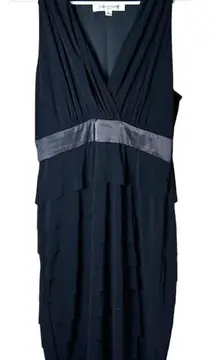 EVAN PICONE Little Black Dress V Neck Cocktail Party Size 8