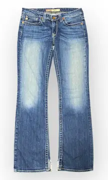 Big Star Remy Low Rise Medium Wash Jeans Women’s Size 29L Excellent Y2K