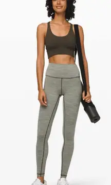 Lululemon Wunder Under‎ High-Rise 28" Legging Sz 6 Wee Are From Space Sage Green