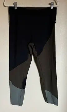 Lululemon Wunder Under Color Block Leggings Sz 12 Special Edition‎ Tights 25“ HR