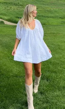 Bop Around White Romper