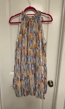 Entro Dress Brushstroke 