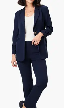 NIC + ZOE Plaza Demi Bootcut Ankle Pants In Dark Indigo Size 6