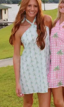 Fancy d palm tree dress 