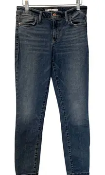 Sam Edelman Women's Medium Wash Skinny Jeans Size 28” Blue Denim‎