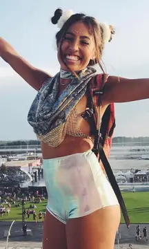 Ravewithmigente Highwaisted Rave Shorts