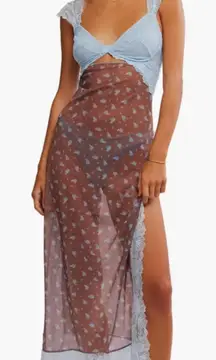 Free People Suddenly Fine Maxi Slip