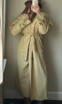 Hooded Trench Coat