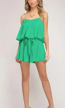 NEW- LUCKY PLEATED ROMPER
