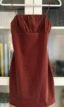 Hansen + Gretel Tahnee Dress in Brick Size Small