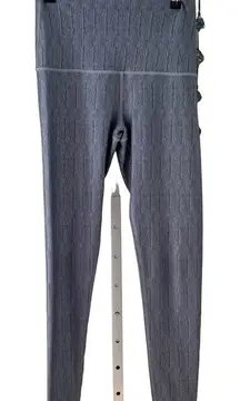 Lorna Jane High Waisted Herringbone Print Leggings Activewear Women's Size M