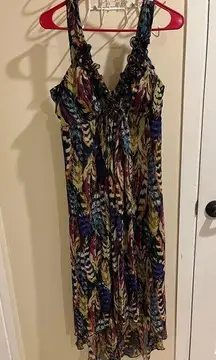 Cynthia Rowley Size 14 Multicolored Hi/Lo Dress