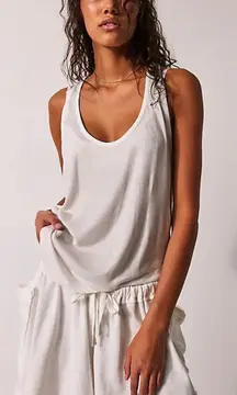 Free People Night We Met Tank in Opal NWOT Size Large Retail $38
