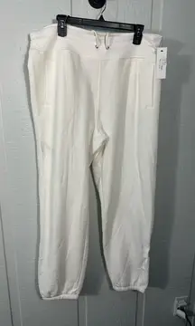 Calvin Klein CK Performance  White Joggers Size XXL NWT