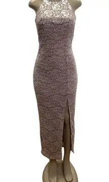 Candalite Lace and Sequence Maxi Sleeveless Dress Size Small New With Tags